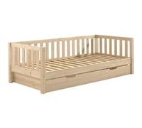 Lit Gigogne 90x200cm en Pin Naturel - YAX - ALTOBUY Bois G