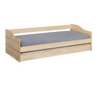 CANTARI - Lit Gigogne 90x200cm en Pin Massif Naturel