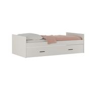 Lit gigogne Beige avec tiroir