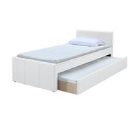 Lit gigogne blanc mat 90x190 cm MACCO