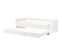Lit gigogne Bois de pin GRAVELINES 90 x 200 cm Blanc