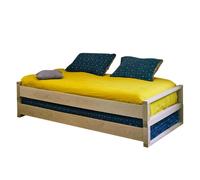 Lit Gigogne Bois Massif Poka Bois 90X200