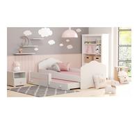 Lit Gigogne Double pour Enfants FALA II 160x80 avec 2 Matelas et 2 Sommiers