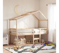 vidaXL Lit haut sans matelas 90x190 cm bois de pin massif