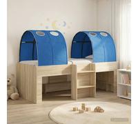 Lit Haut pour Enfants avec Tunnel Bois d'ingénierie Cadre de d'Enfant vidaXL vid