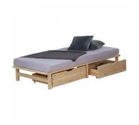 Lit homestyle4u marron