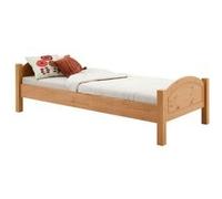 Lit idimex 98 x 211 x 71 cm en hetre sans sommier pour 2 personnes de couleur Couleur hêtre G