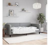 Lit journée/Lit de repos/1 place gris clair 100x200 cm tissu""Cdiscount2025"" FAFA 9794379