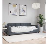 Lit journée/Lit de repos/1 place gris foncé 80x200 cm velours""Cdiscount2025"" FAFA 2616304