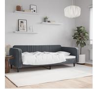 Lit journée/Lit de repos/1 place gris foncé 90x190 cm velours""Cdiscount2025"" FAFA 2500157
