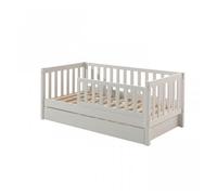 Vipack Lit enfant Toddler II – sommier & tiroir gigogne 70x140 cm Blanc