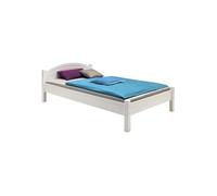 Lit marie 108 x 211 x 70 cm en pin sans sommier de couleur