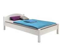 Lit marie idimex 211 x 98 x 70 cm en pin sans sommier de couleur Blanc G