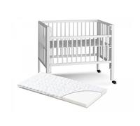 Lit Maxi Boxspring Blanc Avec Matelas 90 X 50