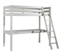 Lit Mezzanine Blanc 90x200cm avec Bureau 205 cm - SLEEPY - ALTOBUY Blanc G