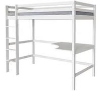 Habitat et Jardin - Lit enfant mezzanine avec bureau Angéla 90 x 190 cm Blanc