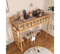 Lit mezzanine hauteur 150 cm - FILIP 190x90 cm - accès latéral