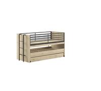 Lit mi-haut 90x200 sam avec gigogne