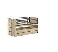 Lit mi-haut 90x200 sam avec gigogne