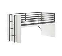 Vipack - Lit mi-haut Sam 90x200 cm Blanc