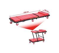 KS Tools Chariot de visite mécanicien 500.8000 Horizontal 1,20 x 0,41 m Rouge
