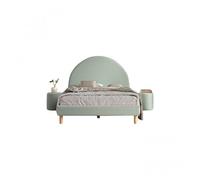 Lit moon 140x200cm vert avec pouf
