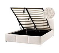 Lit ottoman Bou OUSSE 140 x 200 cm Blanc cassé