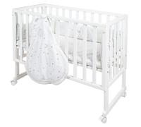 Roba Berceau cododo 3-en-1 Safe Asleep 'Sternenzauber' - lit d'appoint, lit bébé & banc - Blanc