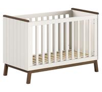 Lit parapluie pour bébé Vipack – Sezane – 60 x 120 cm – Couleur : Terre cuite et bois de noyer | Lits pour bébé