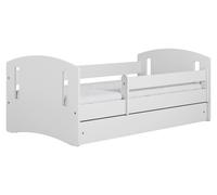 Lit pour enfant "CLASSIC II" de raumhirsch, avec tiroir, sans matelas, de couleur blanche, dimensions 90/65/144