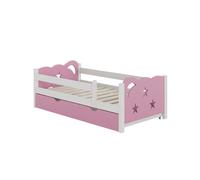 Lit pour enfant Vitalispa Jessica Rose 70x140 cm avec tiroir, sans matelas, Model 40321