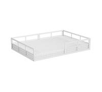 Lit pour enfant Vitalispa Minno Blanc 140x200 avec matelas, Model 57762