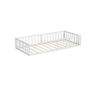Lit pour enfant Minno, 90x200 sans matelas, Blanc, Vitalispa 56636