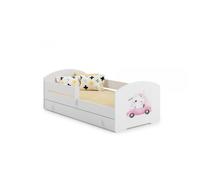 Kobi Lit enfant LUK BAR Chat 160x80 avec matelas