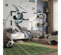 Lit pour enfant Vitalispa Goal Blanc/Noir 140x200, Model 61328