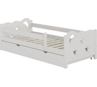 Lit pour enfant Vitalispa Jessica Blanc 80x160 cm avec tiroir, sans matelas, Model 40323