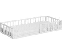 Lit pour enfant Vitalispa Minno Blanc 90x200 avec matelas, Model 57752