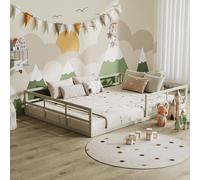 Lit pour enfant Vitalispa Minno Grège 205x145cm sans matelas, Model 56647
