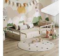 Lit pour enfant Vitalispa Minno Grège 90x200 avec matelas, Model 57755