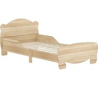 Lit pour enfants AIYAPLAY, lit pour adolescents, lit en forme de maison avec motif ours, lit ludique pour les 3-6 ans