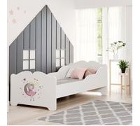 Lit pour fille ANNA 70 x 140 cm avec matelas - la solution idéale pour une chambre d’enfant