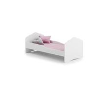 Lit simple 140x70 cm - blanc