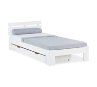 Lit simple 90x200 avec tiroir et sommier