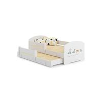 Lit simple avec gigogne luk 160x80