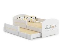Lit simple avec gigogne luk 160x80