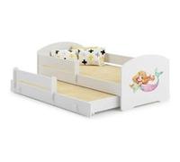 Lit simple avec gigogne Luk 160x80