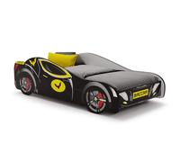 Lit simple batmobile 160x80 noir
