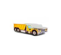 Lit simple enfant camion de chantier160 avec matelas