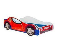 Lit simple enfant hero spider 160 avec matelas Rouge G