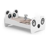 Lit simple enfant PANDA 140 avec matelas Multicolore G